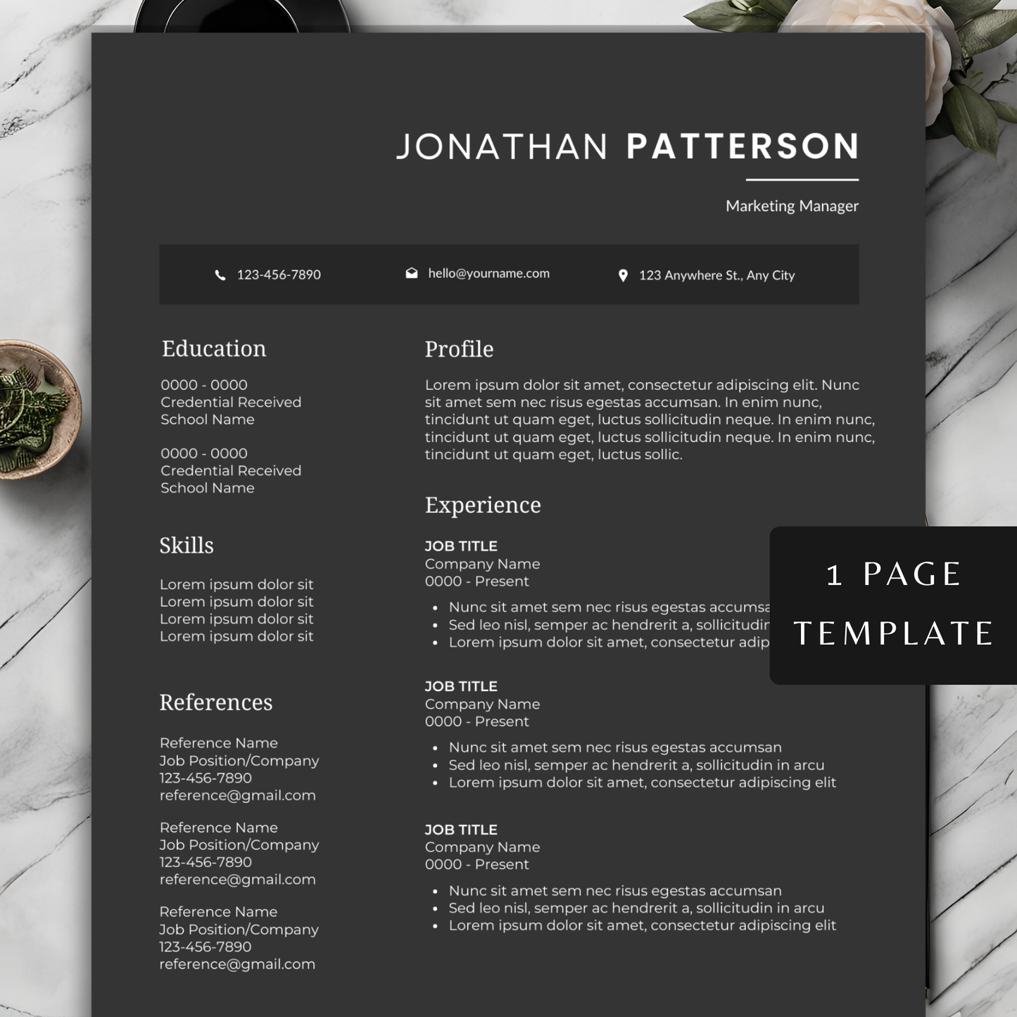 Resume Template