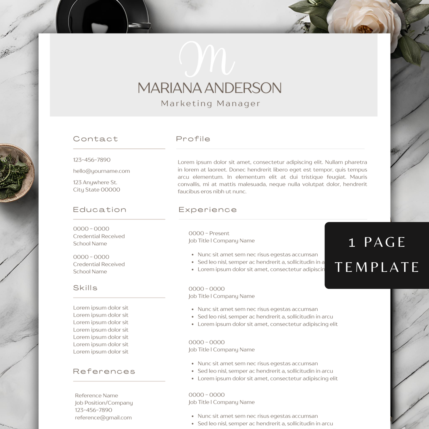 Resume Template