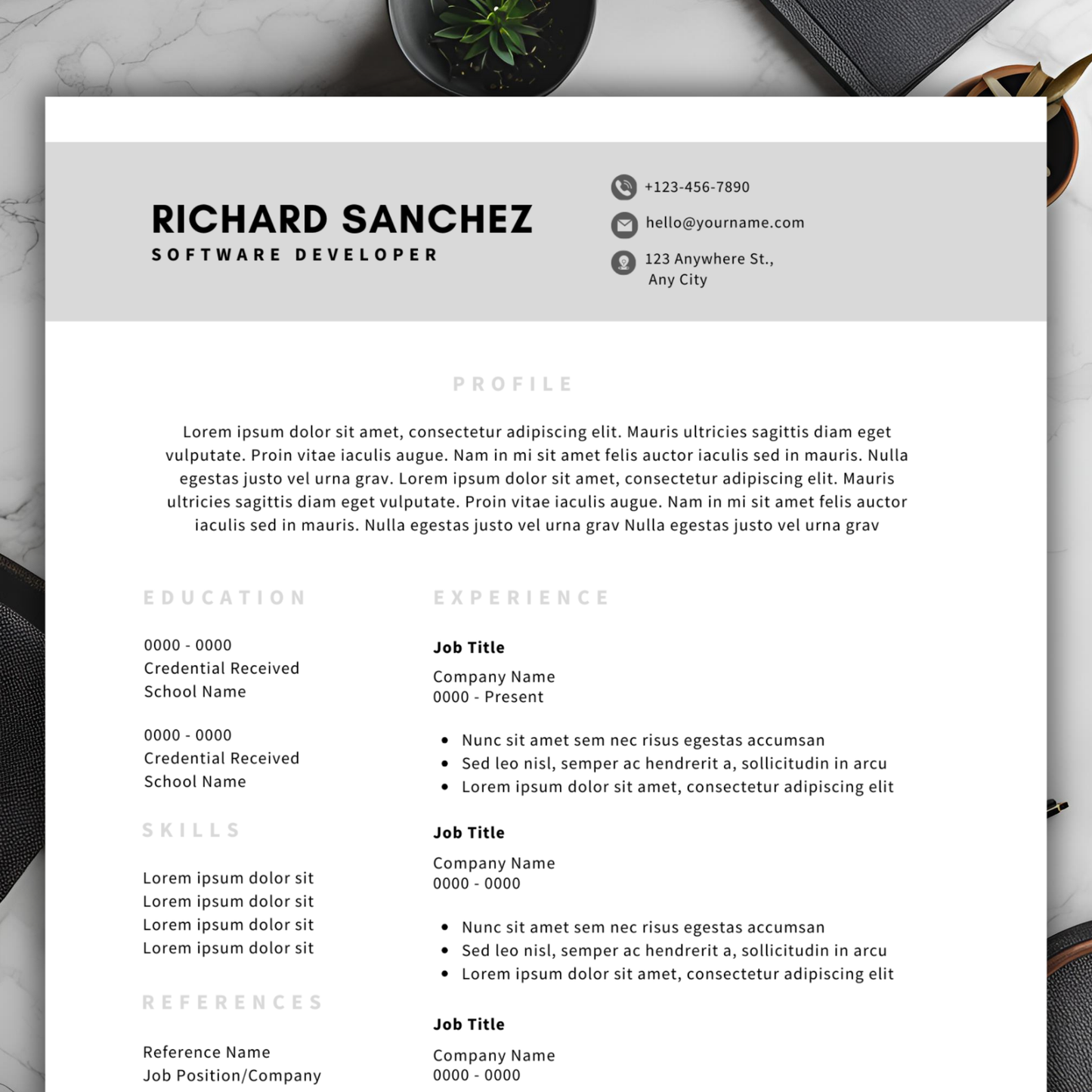 Resume Template
