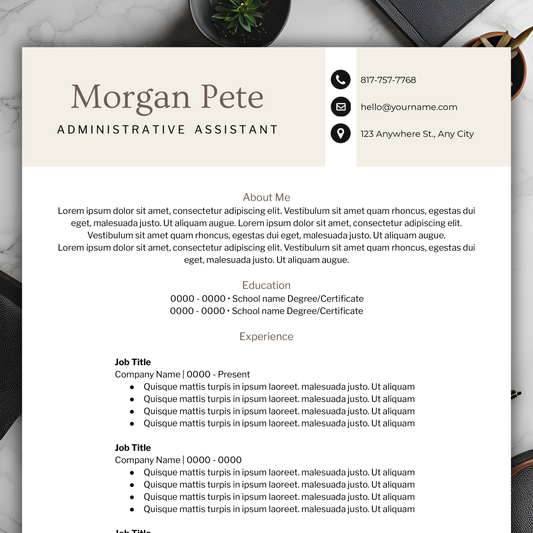 Resume Template Google Docs