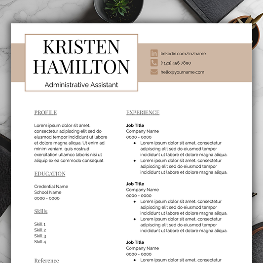 Resume Template Google Docs